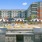 Outdoor lounge at our apartments for rent in Stamford, CT, featuring adirondack chairs, a fire pit, and grill stations.